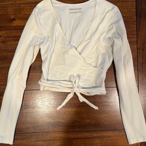 Urban Outfitters Wrap Cropped Top